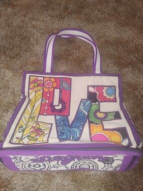 Brighton Multicolor LOVE Canvas Tote
